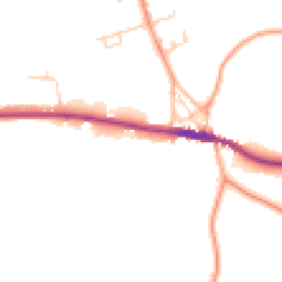 Daytime road noise heatmap for TN15 0AG