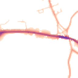 Daytime road noise heatmap for TN15 0AH