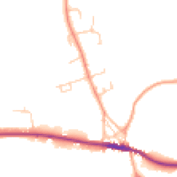 Daytime road noise heatmap for TN15 0BN