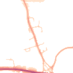 Daytime road noise heatmap for TN15 0BT