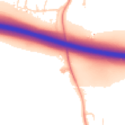 Daytime road noise heatmap for TN15 0BZ
