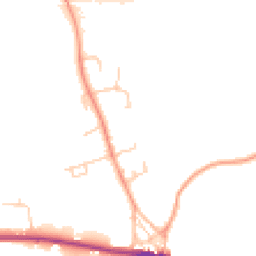 Daytime road noise heatmap for TN15 0DG