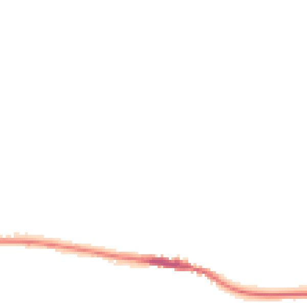 Night-time road noise heatmap for TN15 0DN