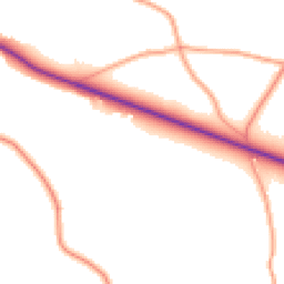 Daytime road noise heatmap for TN15 0EJ