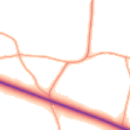 Daytime road noise heatmap for TN15 0EP