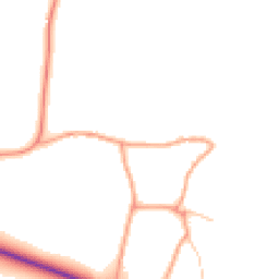 Daytime road noise heatmap for TN15 0ES