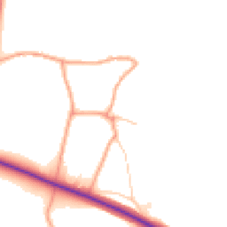 Daytime road noise heatmap for TN15 0EU
