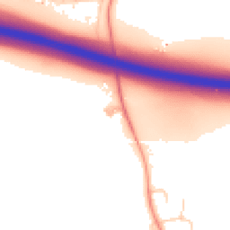 Daytime road noise heatmap for TN15 0FR