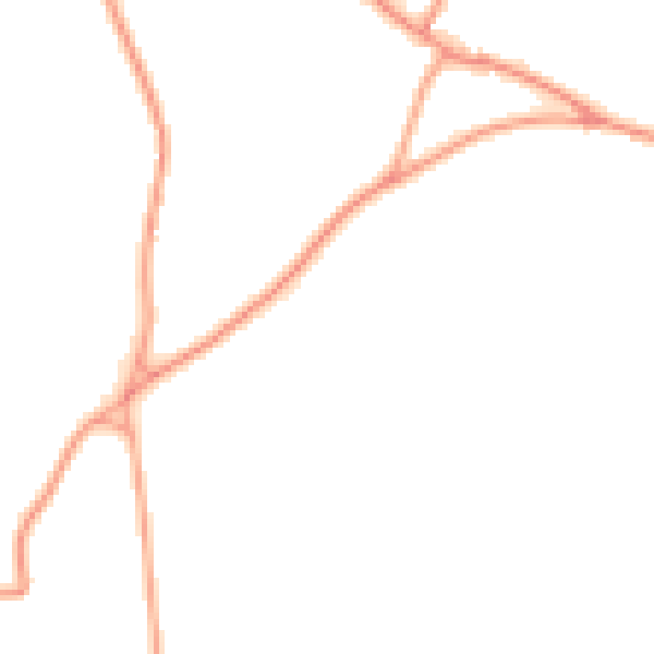 Daytime road noise heatmap for TN15 0LX