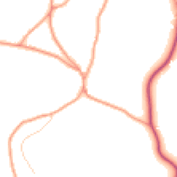 Daytime road noise heatmap for TN15 0NN