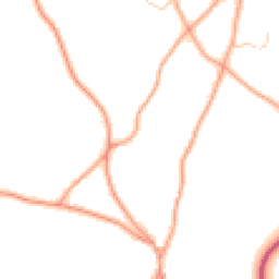 Daytime road noise heatmap for TN15 0PB