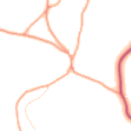 Daytime road noise heatmap for TN15 0PG