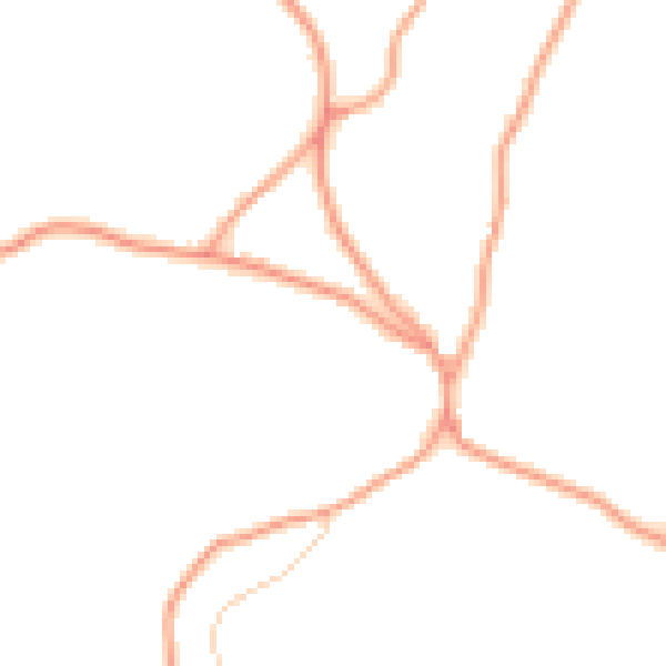 Daytime road noise heatmap for TN15 0PQ