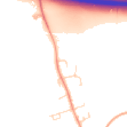 Daytime road noise heatmap for TN15 0TA