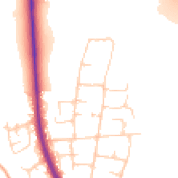 Daytime road noise heatmap for TN15 6DP