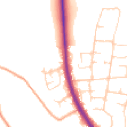 Daytime road noise heatmap for TN15 6EU