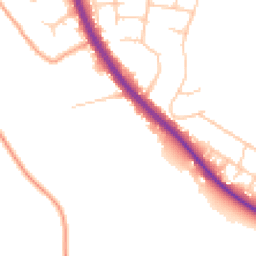 Daytime road noise heatmap for TN15 6LP