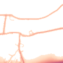 Daytime road noise heatmap for TN15 6LU