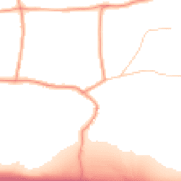 Daytime road noise heatmap for TN15 6NH