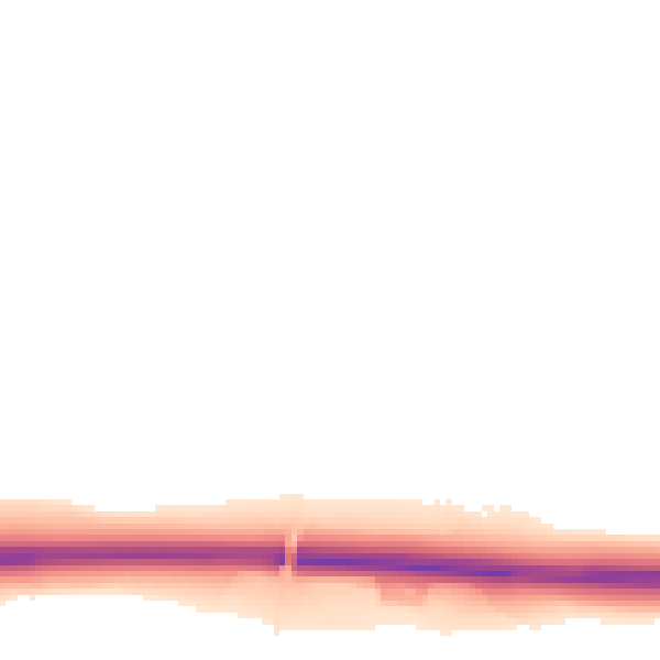Night-time road noise heatmap for TN15 6NP