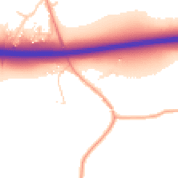 Daytime road noise heatmap for TN15 6PA