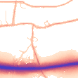 Daytime road noise heatmap for TN15 6PP
