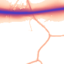 Daytime road noise heatmap for TN15 6PQ