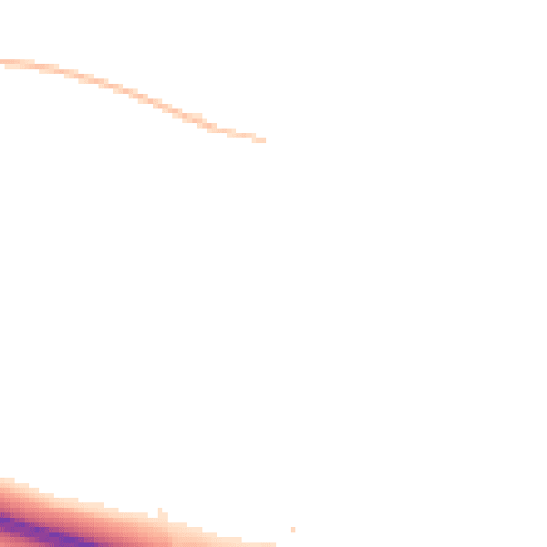 Night-time road noise heatmap for TN15 6QF