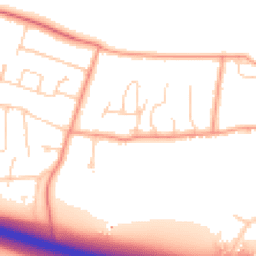 Daytime road noise heatmap for TN15 6QW