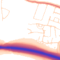 Daytime road noise heatmap for TN15 6SF