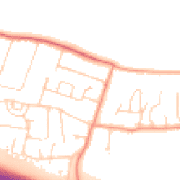 Daytime road noise heatmap for TN15 6SG