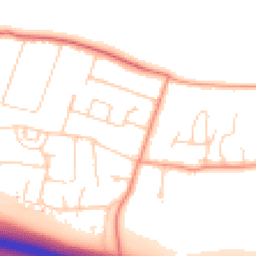 Daytime road noise heatmap for TN15 6SH
