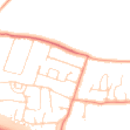 Daytime road noise heatmap for TN15 6TN