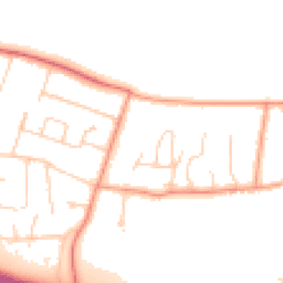 Daytime road noise heatmap for TN15 6TQ