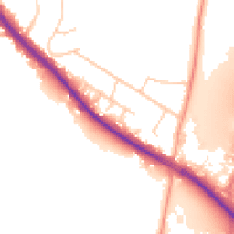 Daytime road noise heatmap for TN15 6UF