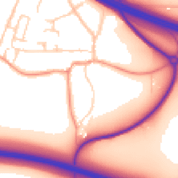 Daytime road noise heatmap for TN15 7AP