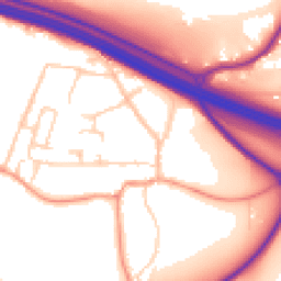 Daytime road noise heatmap for TN15 7BQ