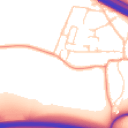 Daytime road noise heatmap for TN15 7BT