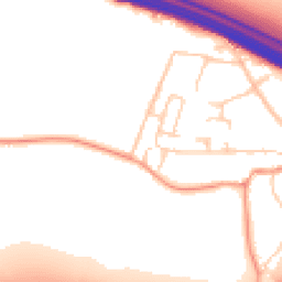 Daytime road noise heatmap for TN15 7BY