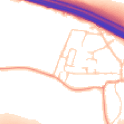 Daytime road noise heatmap for TN15 7DA