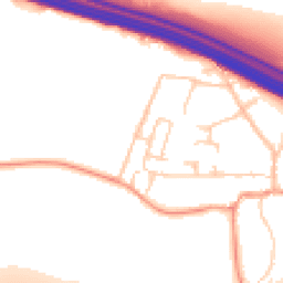 Daytime road noise heatmap for TN15 7DB