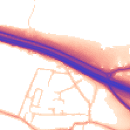 Daytime road noise heatmap for TN15 7DJ