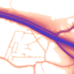 Daytime road noise heatmap for TN15 7DL
