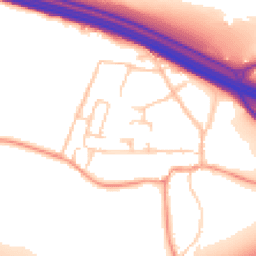Daytime road noise heatmap for TN15 7DR