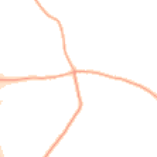 Daytime road noise heatmap for TN15 7HH