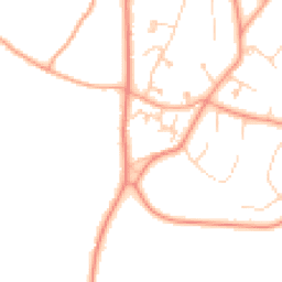 Daytime road noise heatmap for TN15 7HS
