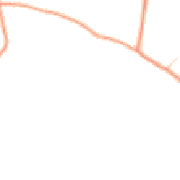 Daytime road noise heatmap for TN15 7LY