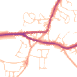Daytime road noise heatmap for TN15 8BL