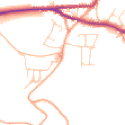 Daytime road noise heatmap for TN15 8FX
