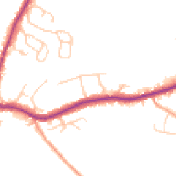 Daytime road noise heatmap for TN15 8HH